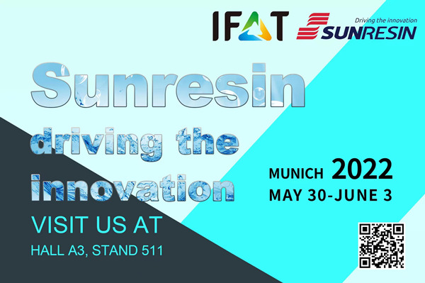 Sunresin está participando en IFAT, Munich 2022!